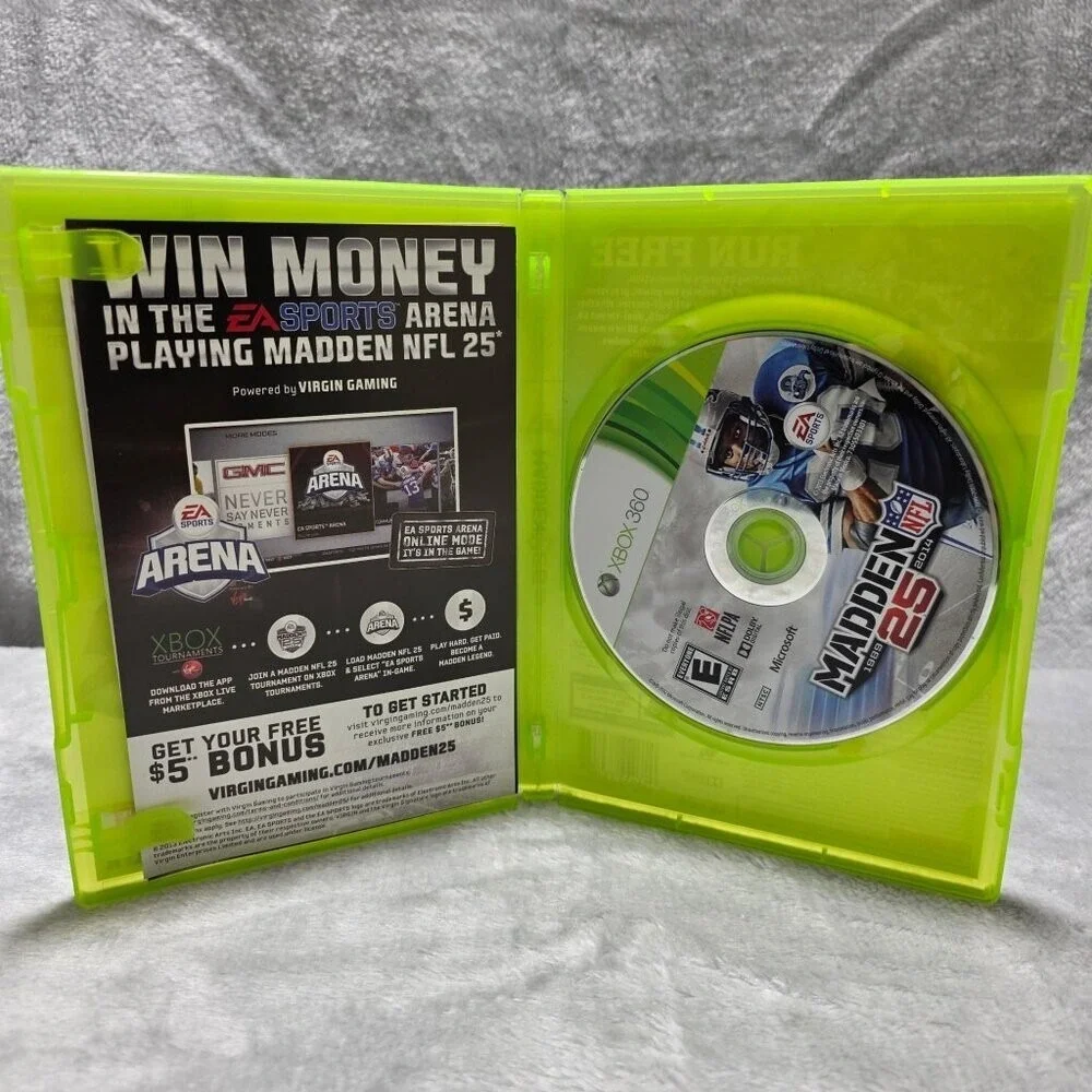 Madden‎ NFL 25 Xbox 360 Barry Sanders Cover Complete Pre-Owned